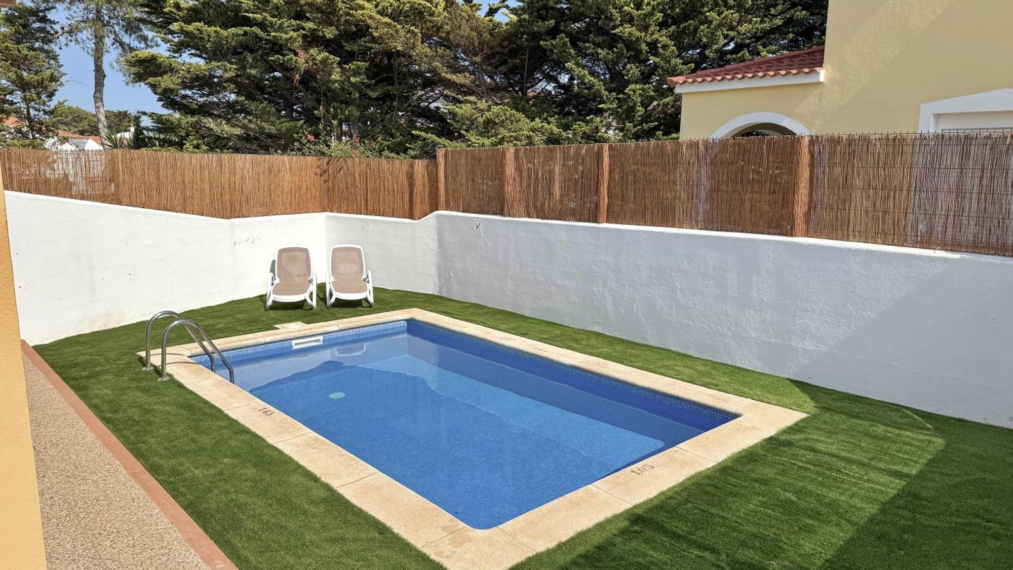 Chalet Villafranca Menorca Con Piscina Privada Cala en Bosch Ngoại thất bức ảnh